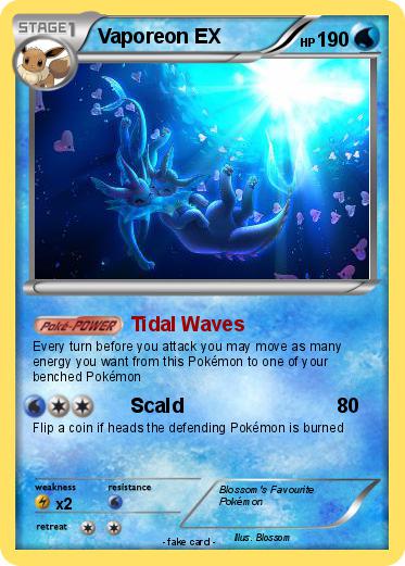 Pokemon Vaporeon EX