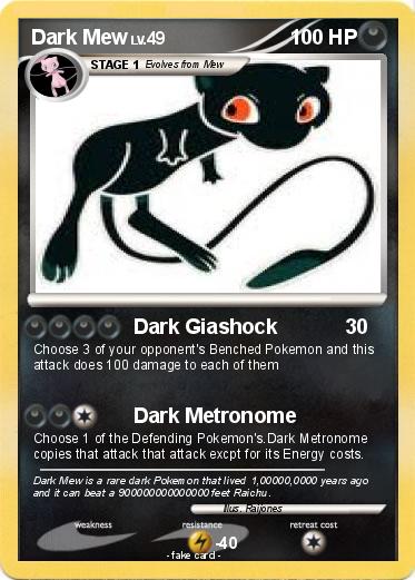 Pokemon Dark Mew