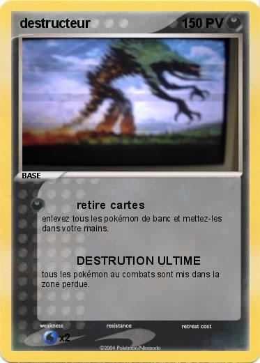 Pokemon destructeur