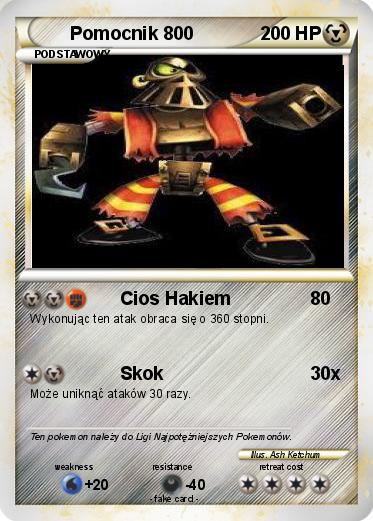 Pokemon Pomocnik 800