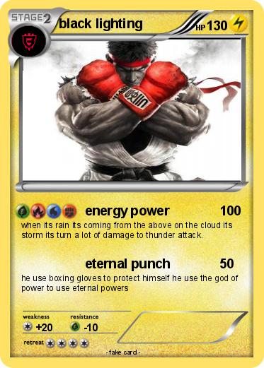 Pokemon black lighting