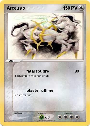 Pokemon Arceus x  