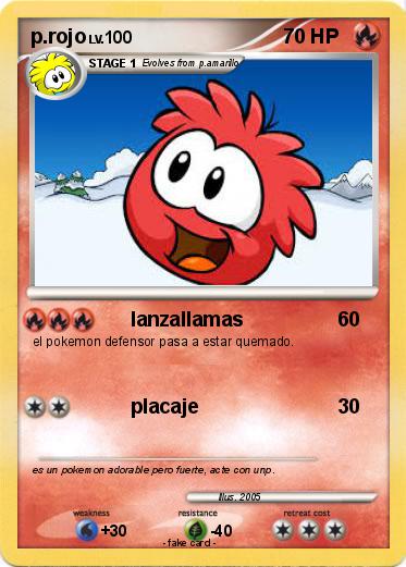 Pokemon p.rojo