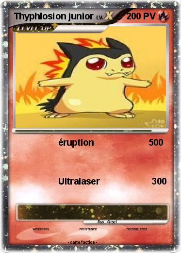 Pokemon Thyphlosion junior