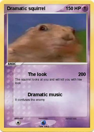 Pokemon Dramatic squirrel