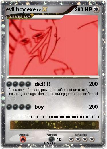 Pokemon evil boy exe