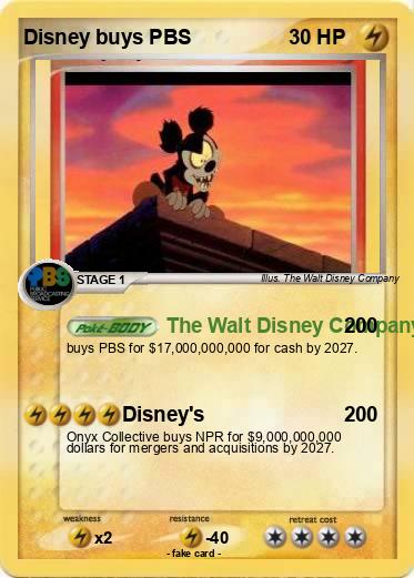 Pokemon Disney buys PBS