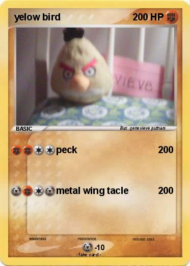 Pokemon yelow bird