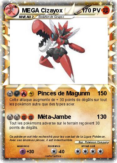 Pokemon MEGA Cizayox