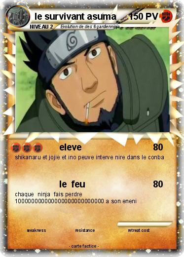 Pokemon le survivant asuma