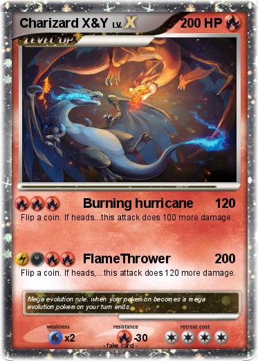 Pokemon Charizard X&Y