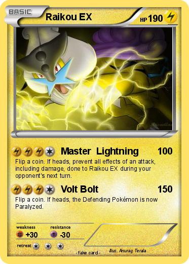Pokemon Raikou EX