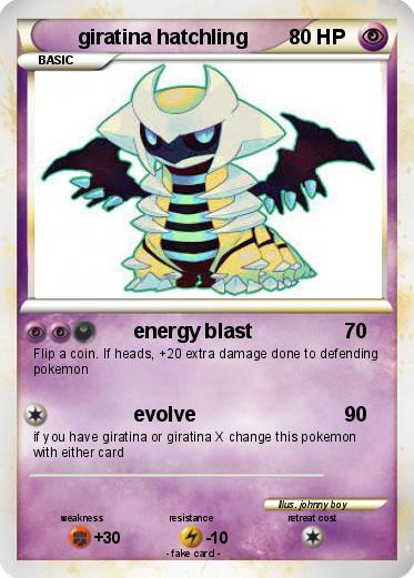 Pokemon giratina hatchling