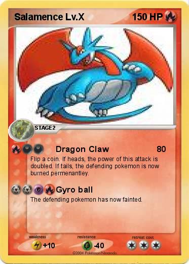 Pokemon Salamence Lv.X