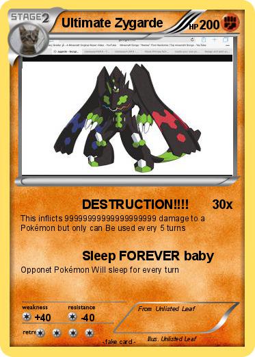 Pokemon Ultimate Zygarde