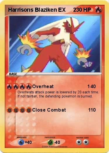 Pokemon Harrisons Blaziken EX     2