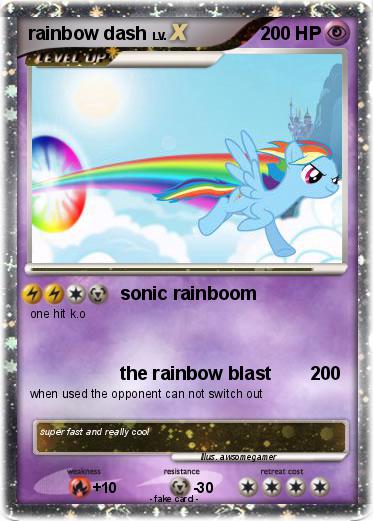 Pokemon rainbow dash