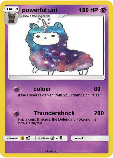 Pokemon powerful uni