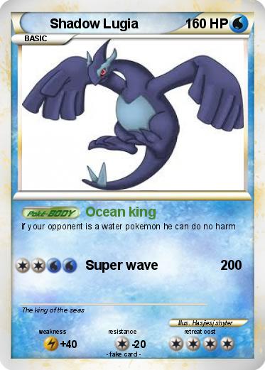 Pokemon Shadow Lugia