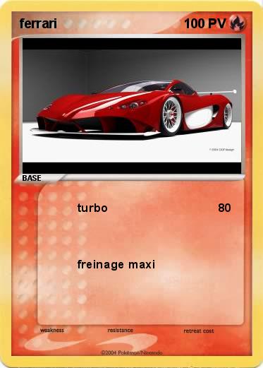 Pokemon ferrari