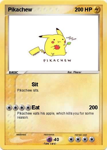 Pokemon Pikachew