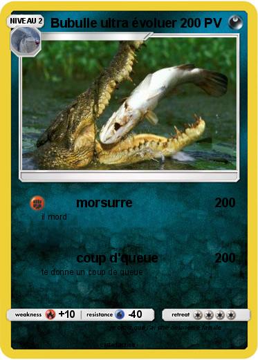 Pokemon Bubulle ultra évoluer
