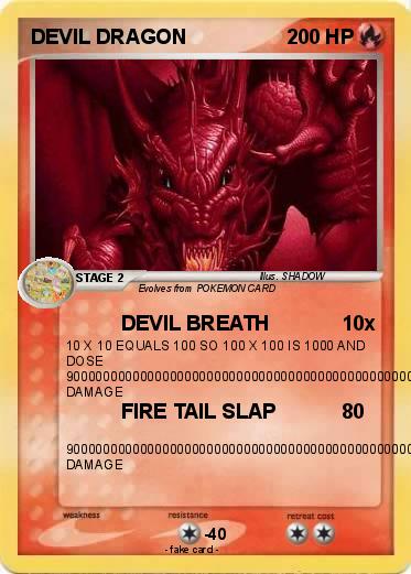 Pokemon DEVIL DRAGON