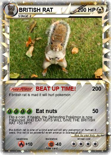 Pokemon BRITISH RAT