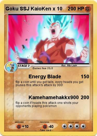 Pokemon Goku SSJ KaioKen x 10