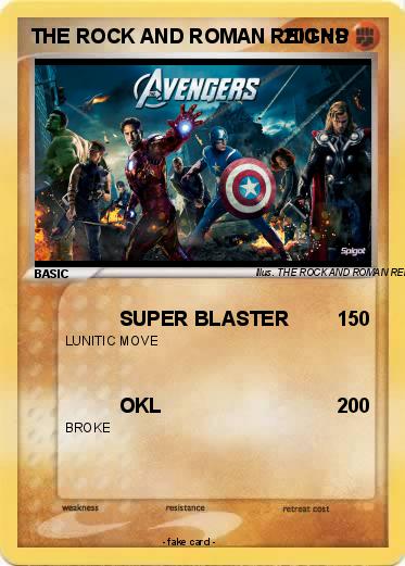 Pokemon THE ROCK AND ROMAN REIGNS