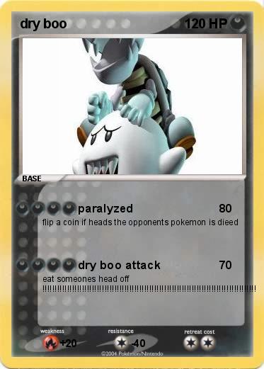 Pokemon dry boo