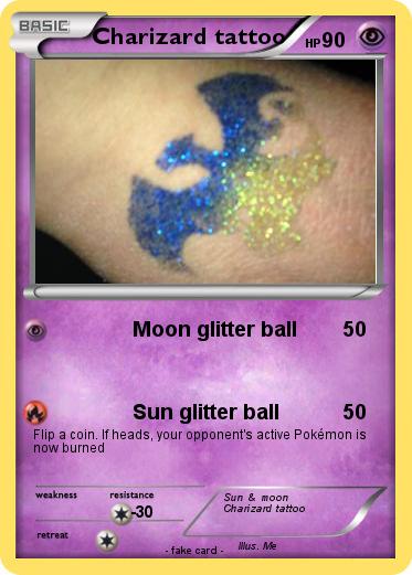 Pokemon Charizard tattoo