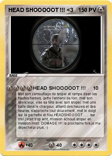 Pokemon HEAD SHOOOOOT !!! <3
