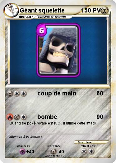 Pokemon Géant squelette