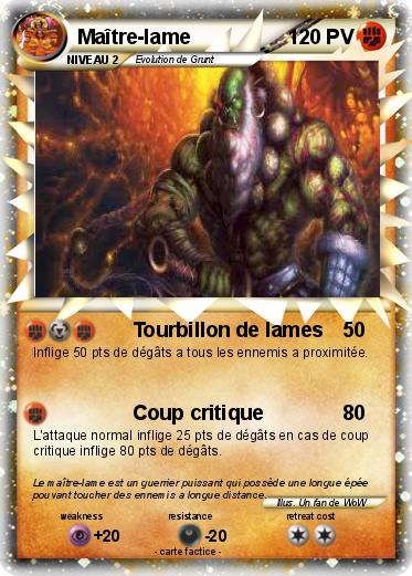 Pokemon Maître-lame