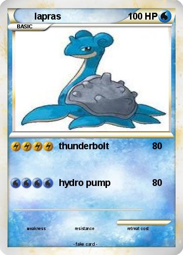 Pokemon lapras
