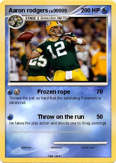 Pokemon Aaron rodgers