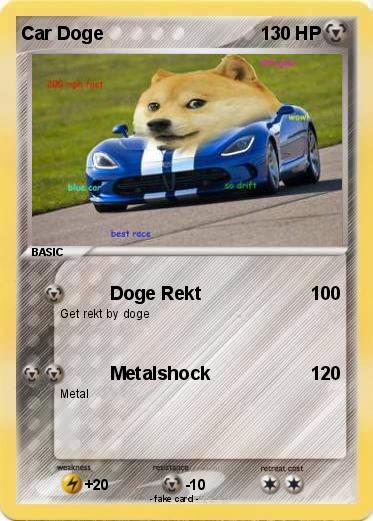 Pokemon Car Doge