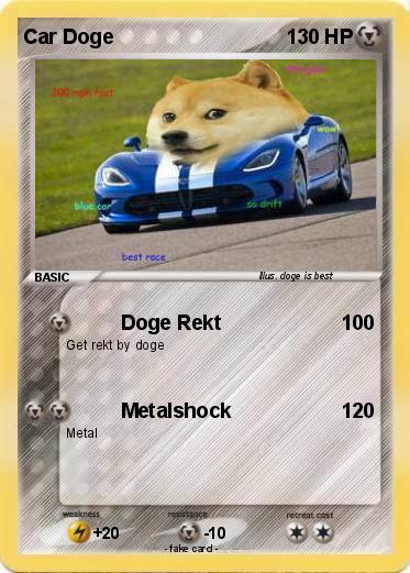 Pokemon Car Doge