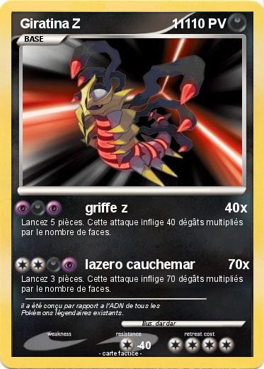 Pokemon Giratina Z                         11