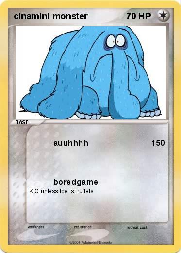 Pokemon cinamini monster
