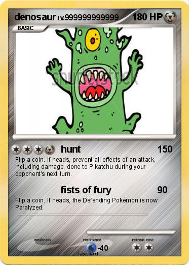 Pokemon denosaur