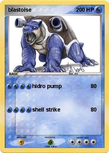 Pokemon blastoise