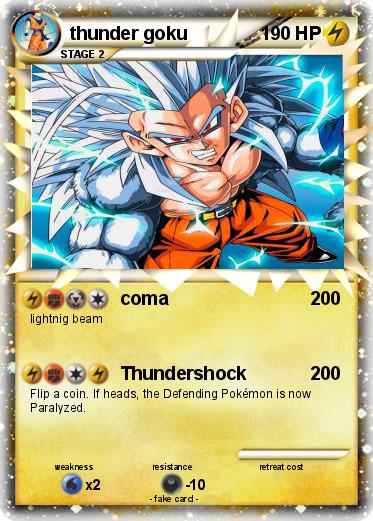 Pokemon thunder goku