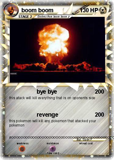Pokemon boom boom