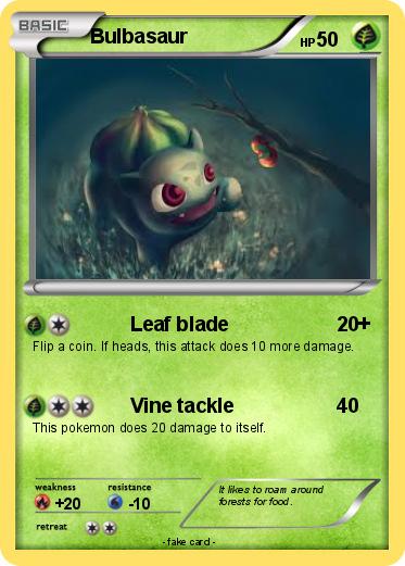 Pokemon Bulbasaur