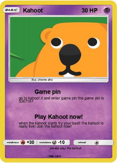 Pokemon Kahoot