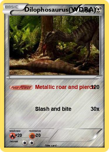 Pokemon Dilophosaurus(WDRA)