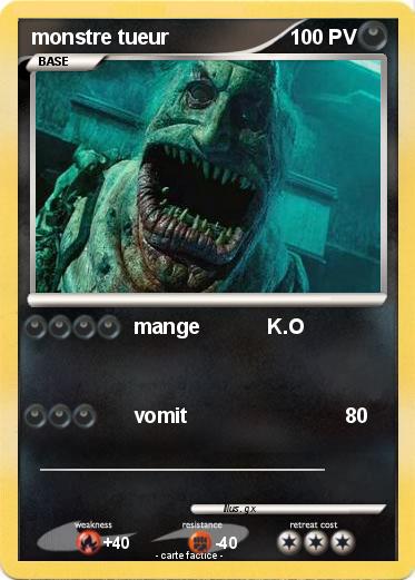 Pokemon monstre tueur