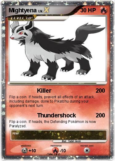 Pokémon Mightyena 107 107 - Killer - My Pokemon Card
